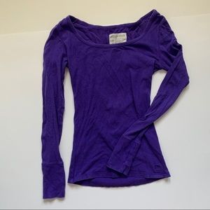 Aeropostale long sleeve purple shirt